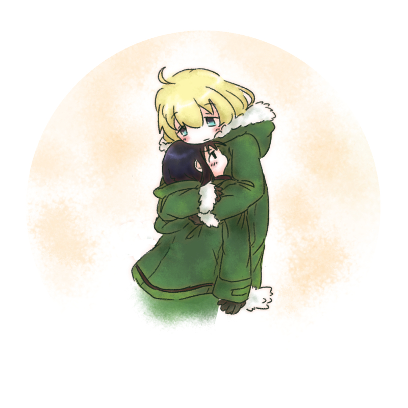 chito and yuuri (shoujo shuumatsu ryokou) drawn by haru_kano