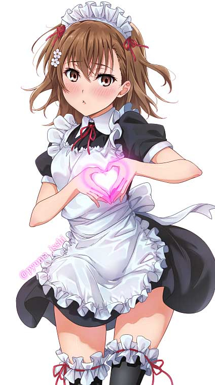 akiyama mio and misaka mikoto (k-on! and 2 more) drawn by isshi_pyuma