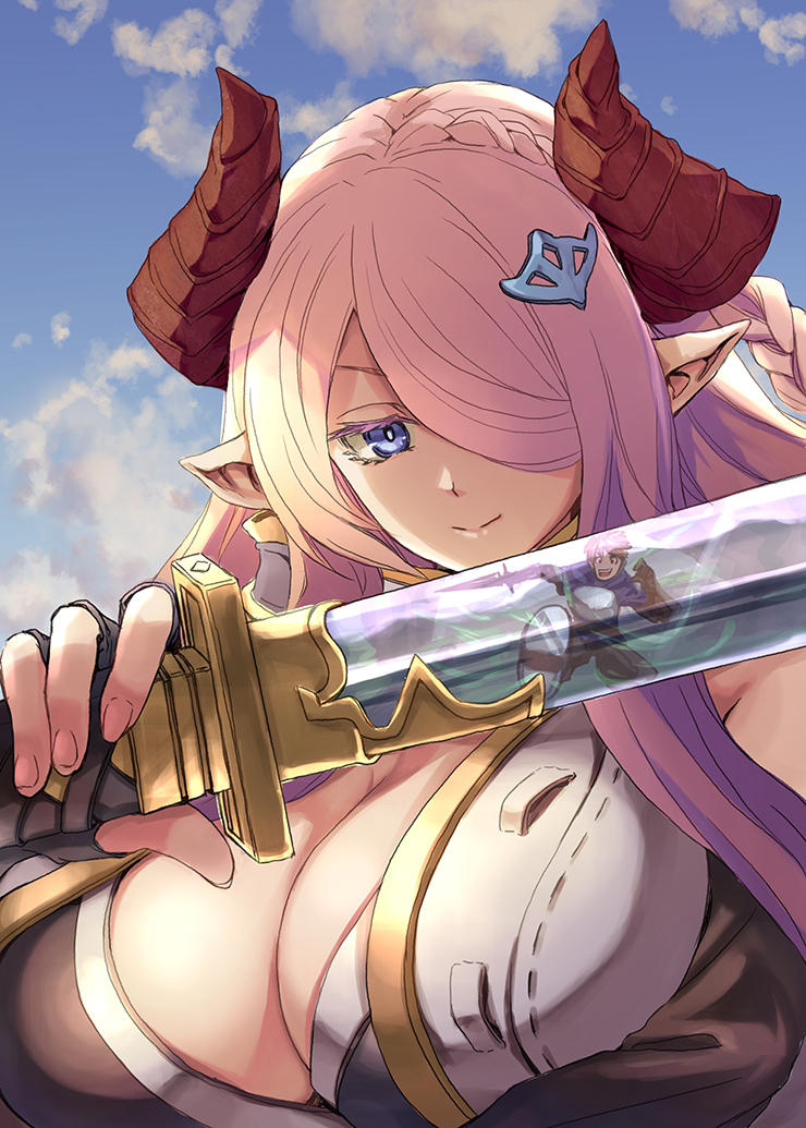 narmaya and gran (granblue fantasy and 1 more) drawn by shouma_(bravespiritya)