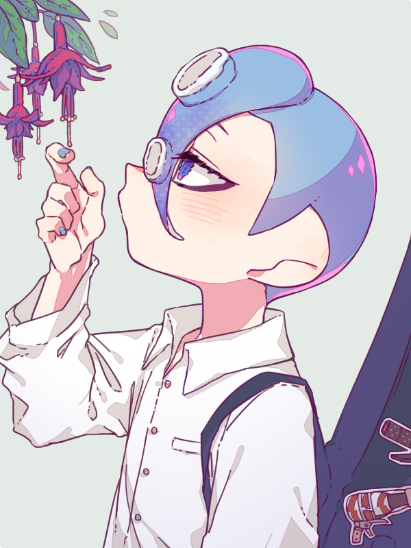 octoling player character and octoling boy (splatoon and 1 more) drawn by inuowour