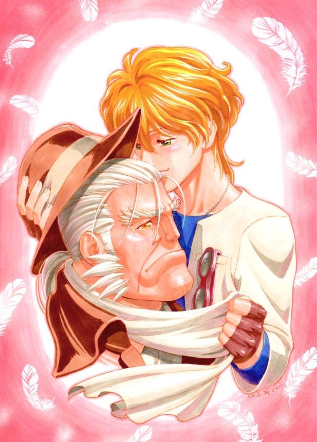 daisuke aurora and j (heat guy j) drawn by buuo_(mido)