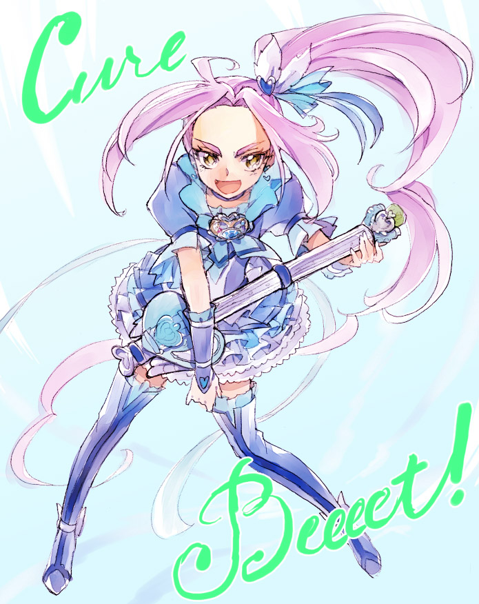kurokawa eren, seiren, and cure beat (precure and 1 more) drawn by kurochiroko