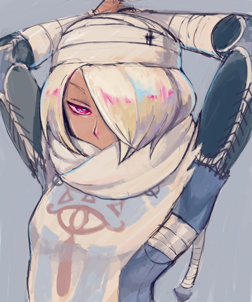 sheik (the legend of zelda and 1 more) drawn by goma_tonbi
