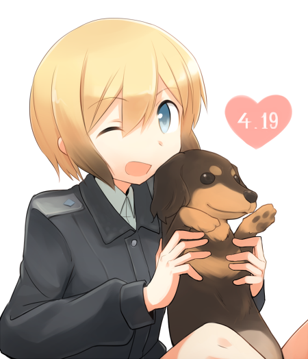 erica hartmann (world witches series and 1 more) drawn by kinosaki_(green_patio)