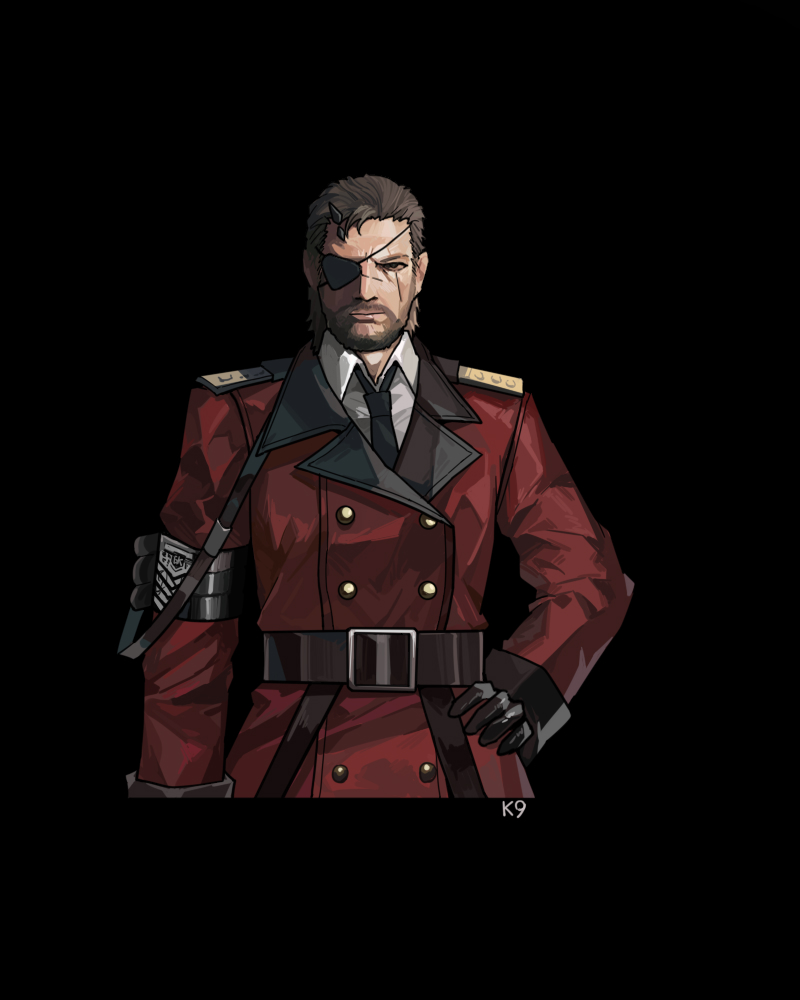 commander and venom snake (girls' frontline and 2 more) drawn by billbill123