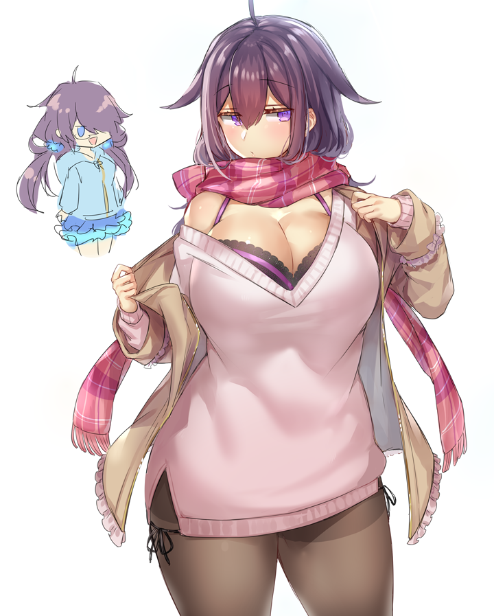 haruto and renna (original) drawn by pokoten_(pokoten718)