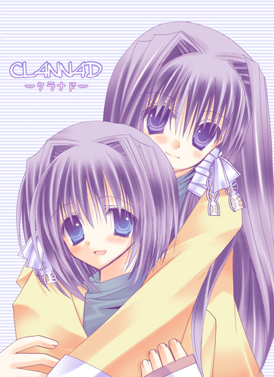 fujibayashi kyou and fujibayashi ryou (clannad) drawn by hashimo_yuki