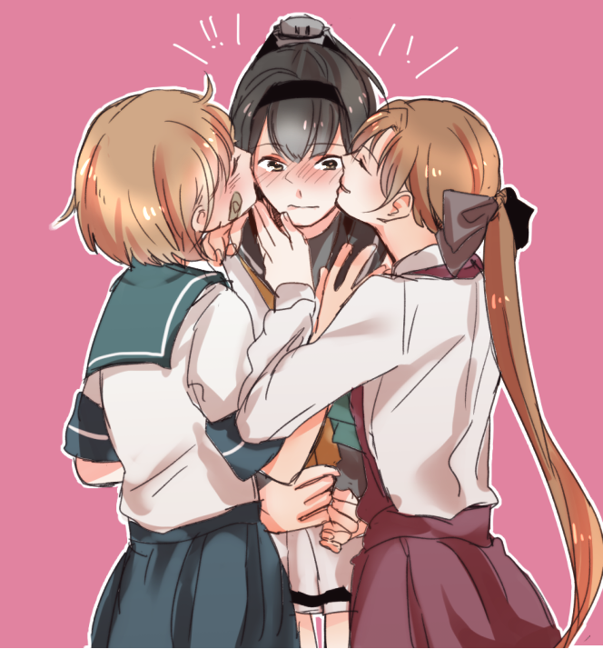 akigumo, oboro, and akizuki (kantai collection) drawn by nora/satou