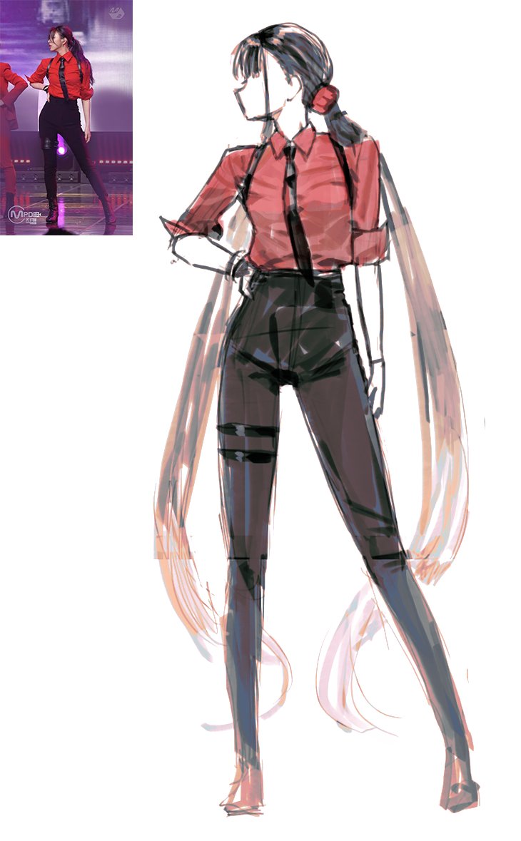 harukawa maki (danganronpa and 1 more) drawn by 50k_v3