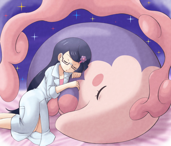 musharna and fennel (pokemon and 1 more) drawn by pokemoa