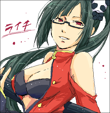 litchi faye ling and lao jiu (blazblue) drawn by kashiwa_mochi_(tsuni)
