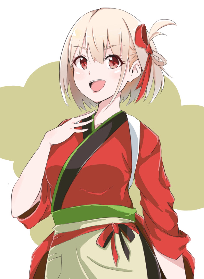 nishikigi chisato (lycoris recoil) drawn by show_time099