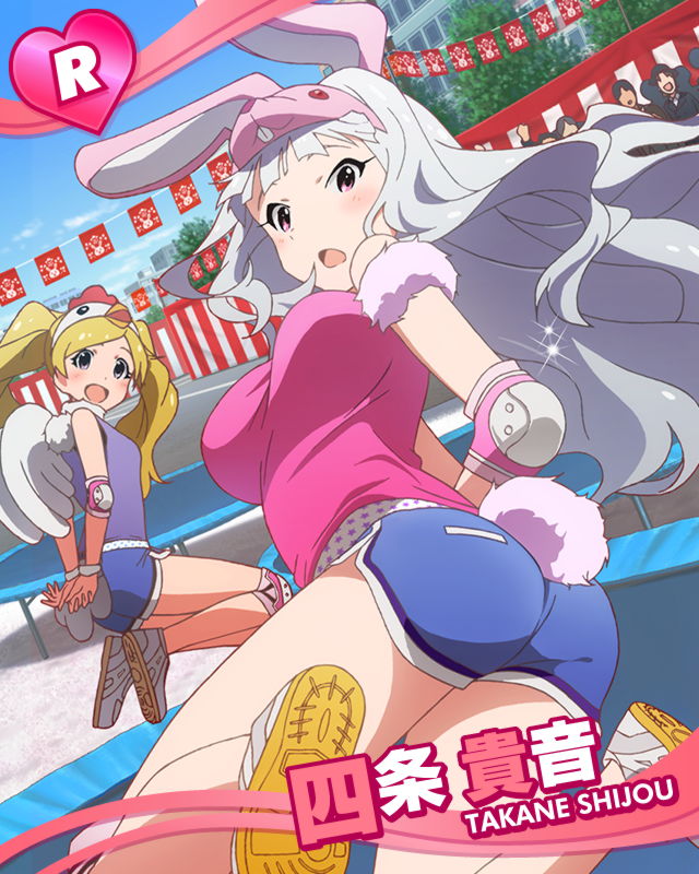 shijou takane and emily stewart (idolmaster and 1 more)