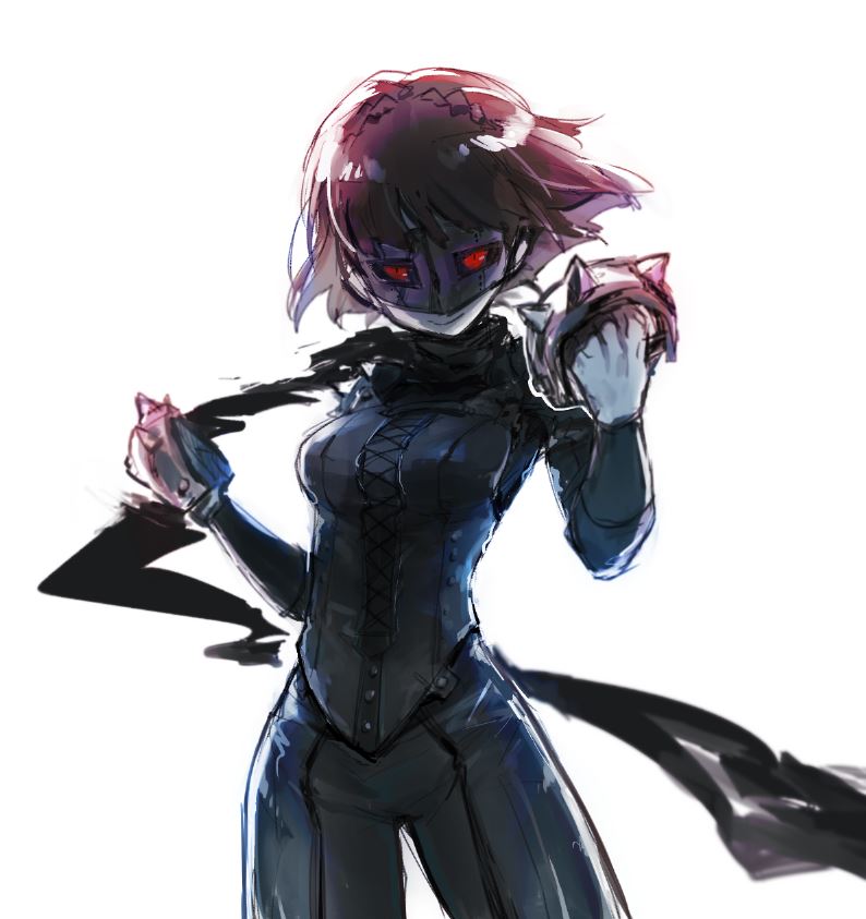 niijima makoto and queen (persona and 1 more) drawn by kogeta_okoge