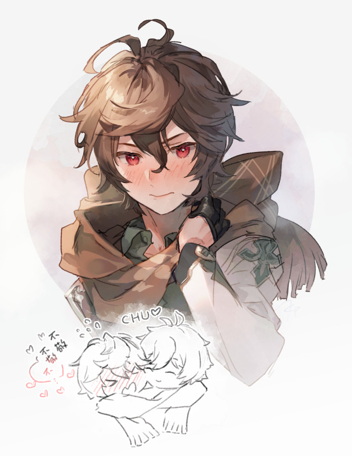 sandalphon and lucifer (granblue fantasy) drawn by endend_(shinia)