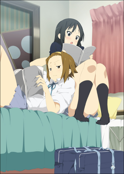 akiyama mio and tainaka ritsu (k-on!) drawn by mizuki_makoto