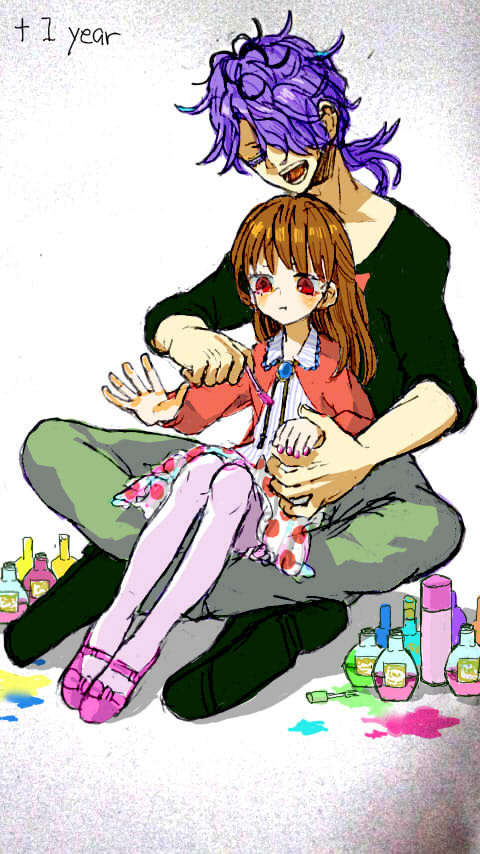 ib and garry (ib) drawn by dora_(risunofuko12)