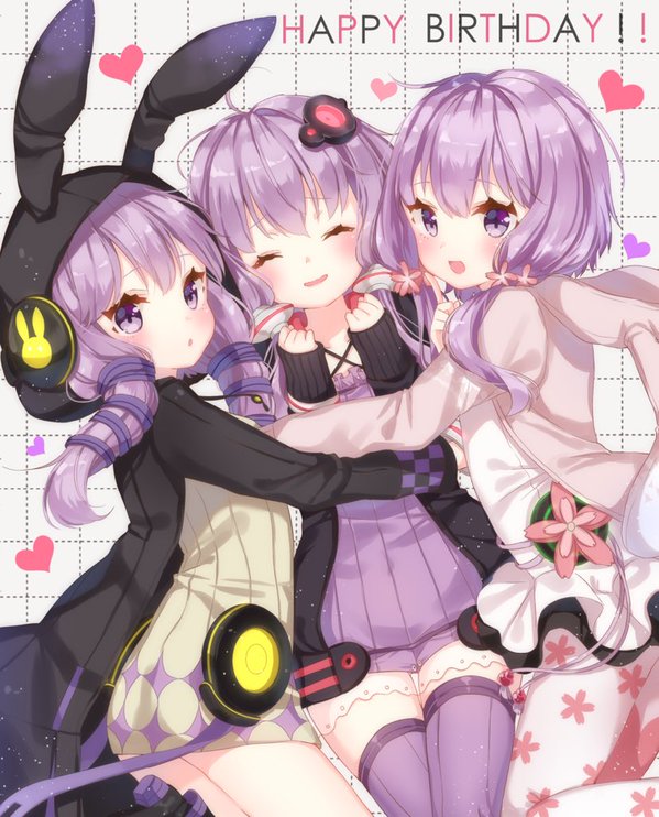 yuzuki yukari (vocaloid and 1 more) drawn by jimmy_madomagi