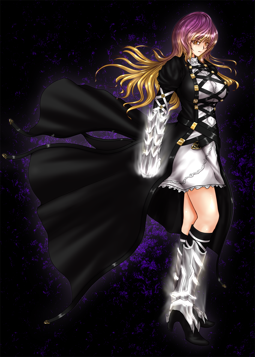 hijiri byakuren and beowulf (touhou and 2 more) drawn by nelo_anjuurou