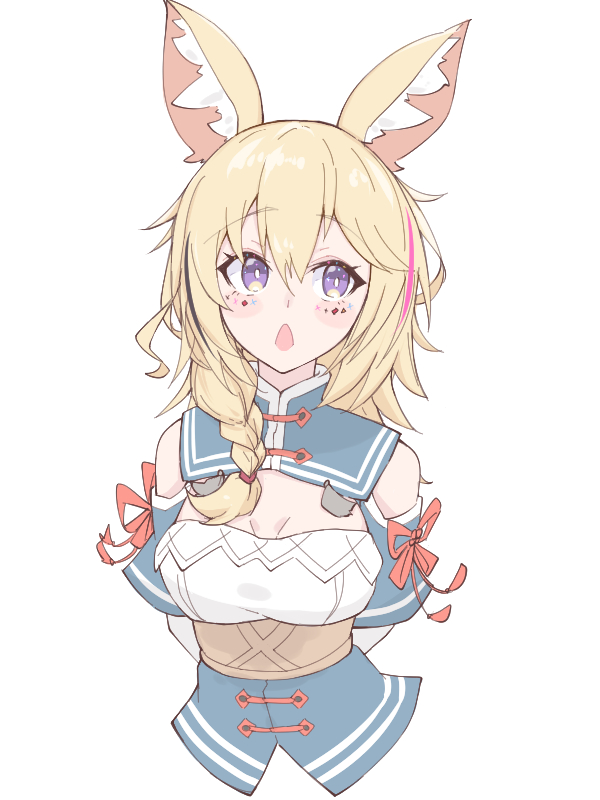 shiranui flare and omaru polka (hololive) drawn by eihire