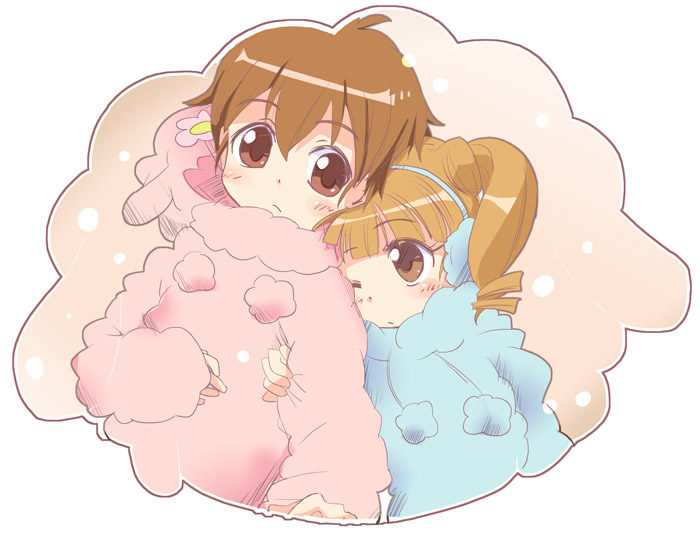 yumeno uta, my sweet piano, and kogure kakeru (sanrio and 1 more) drawn by ixy