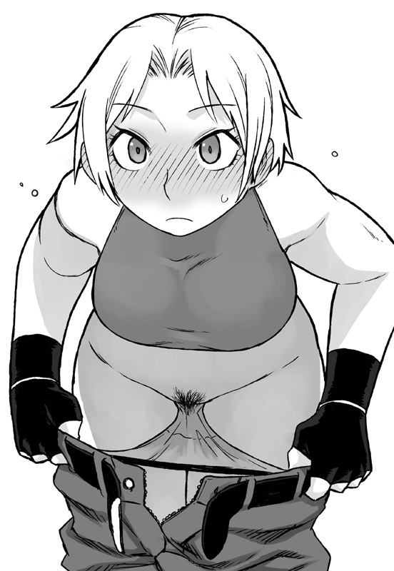 blue mary (the king of fighters and 1 more) drawn by tsukudani_(coke-buta)