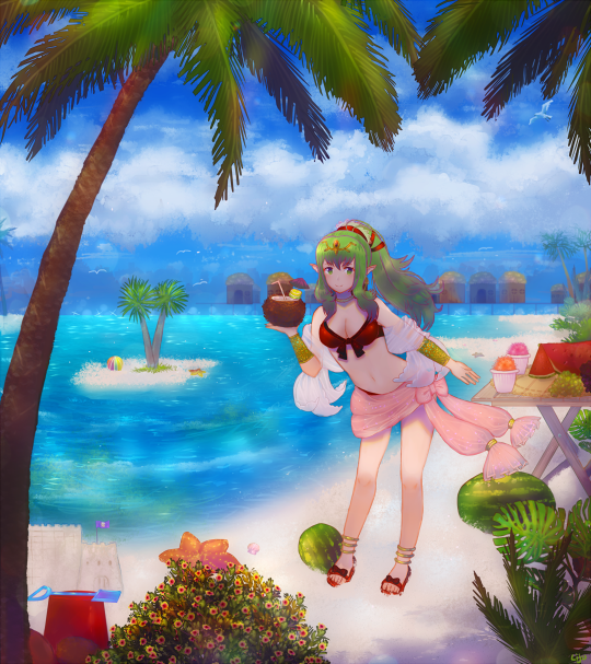 tiki (fire emblem and 3 more) drawn by lijupy