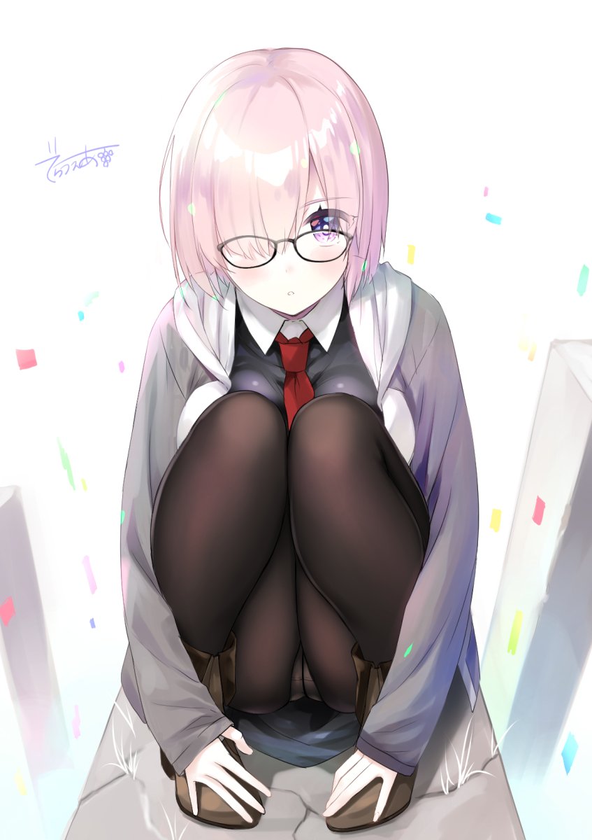 mash kyrielight (fate and 1 more) drawn by derauea