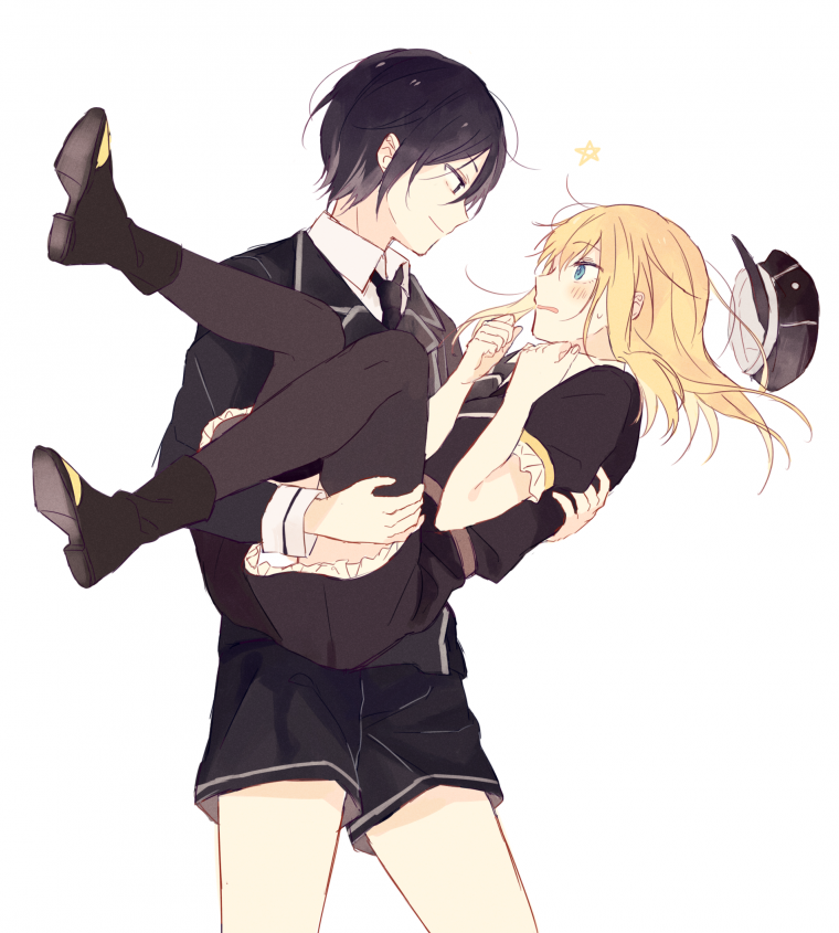 midare toushirou and yagen toushirou (touken ranbu) drawn by 234_(1234!)