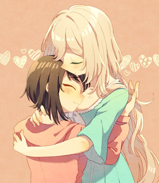 mikuni oriko and kure kirika (mahou shoujo madoka magica and 1 more) drawn by en_or