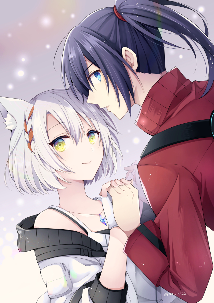 mio and noah (xenoblade chronicles and 1 more) drawn by mini_mamu