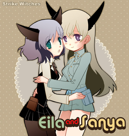 sanya v. litvyak and eila ilmatar juutilainen (world witches series and 1 more) drawn by takeshiko