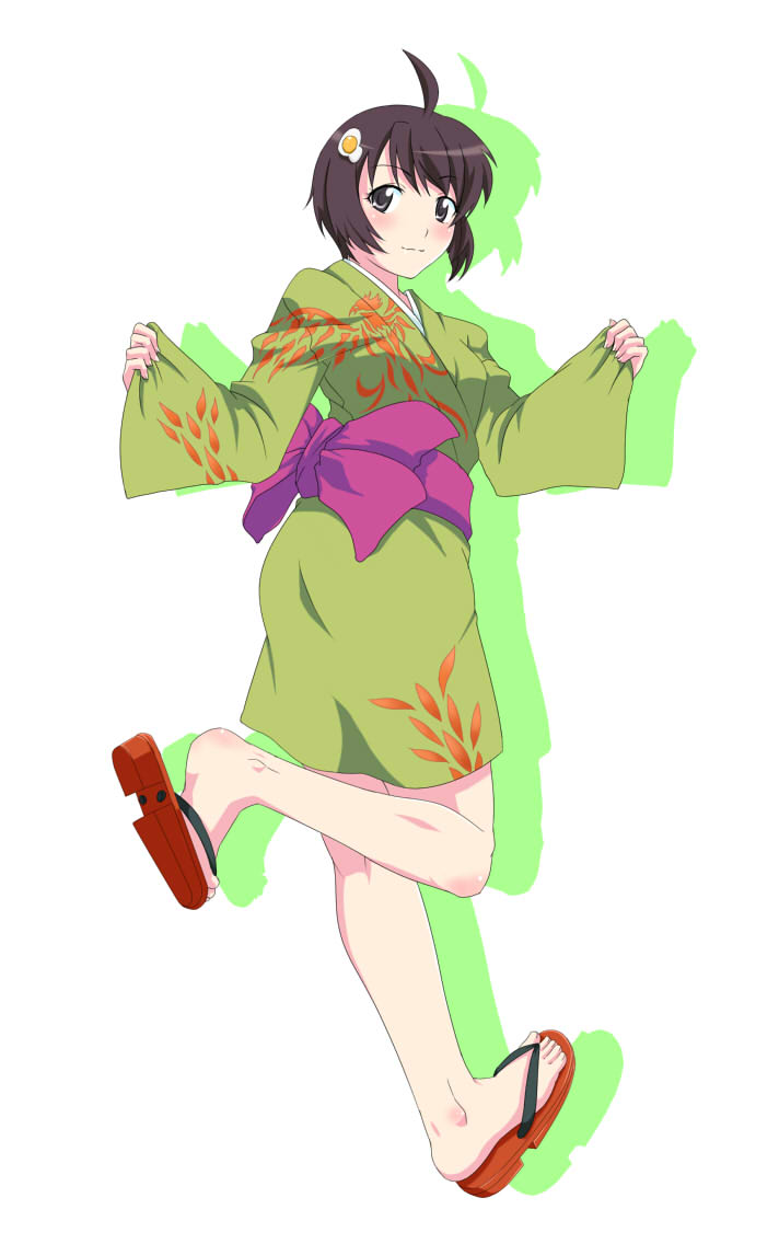 araragi tsukihi (monogatari and 2 more) drawn by akou_(phoenix777)