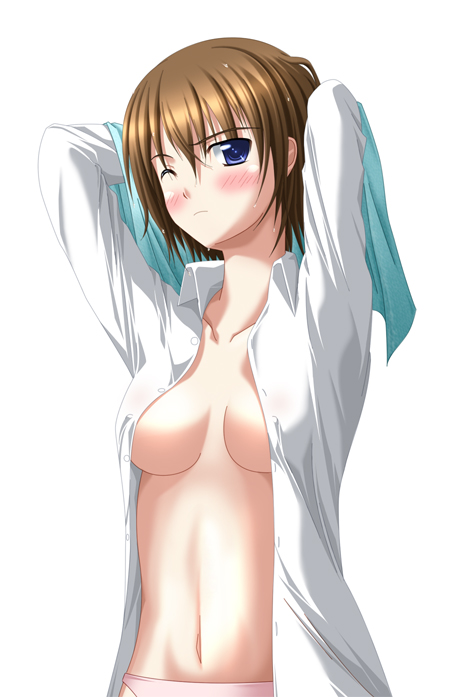 yagami hayate (lyrical nanoha and 1 more) drawn by nishitu