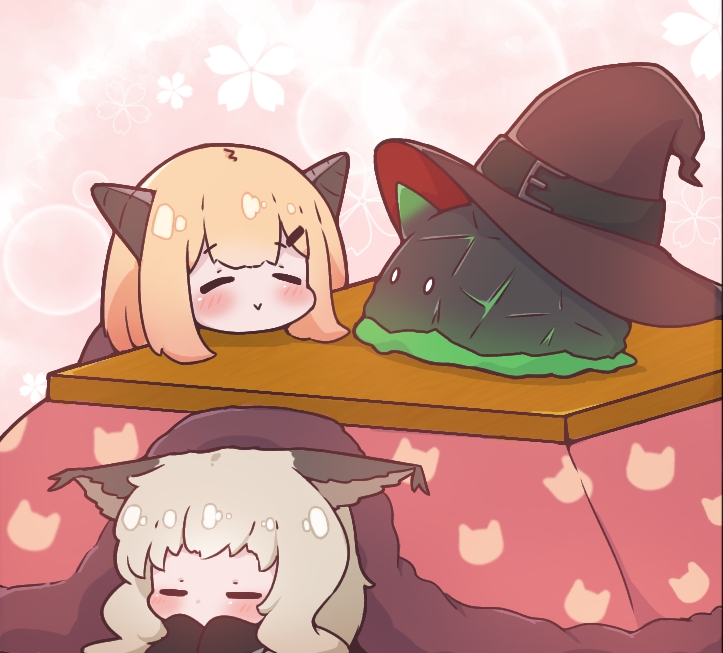 originium slug, vanilla, and haze (arknights) drawn by kurotofu