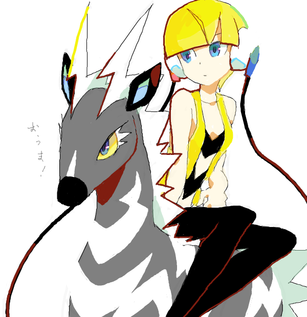 elesa and zebstrika (pokemon and 1 more) drawn by emunise