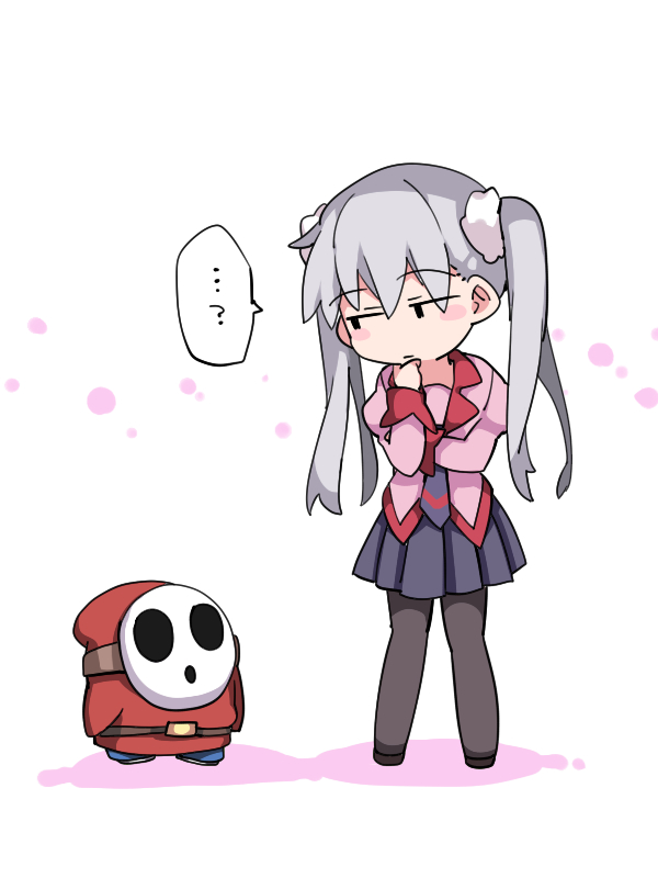 shy guy and oikura sodachi (mario and 1 more) drawn by hammer_(sunset_beach)