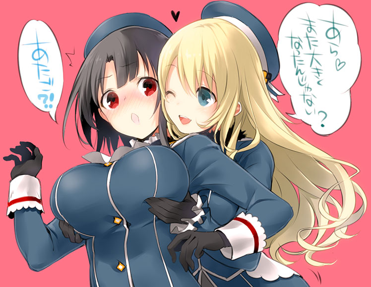 atago and takao (kantai collection) drawn by kisaragi_mizu