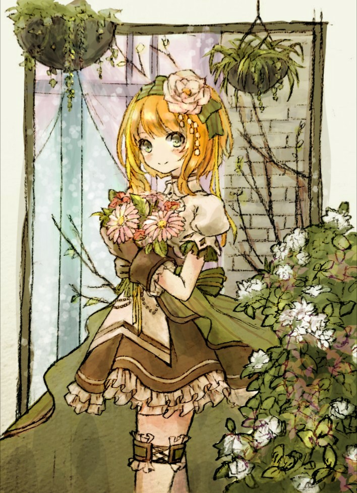 haruna konomi (mahou shoujo madoka magica and 1 more) drawn by kym