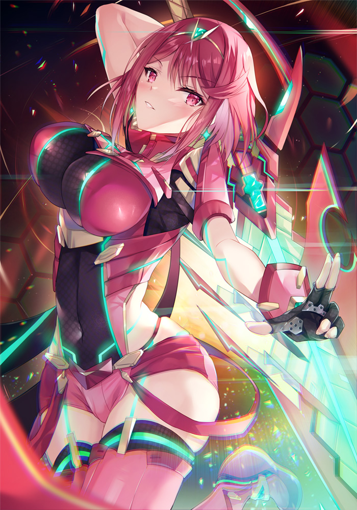 pyra (xenoblade chronicles and 1 more) drawn by inoue_takuya_(tactactak)