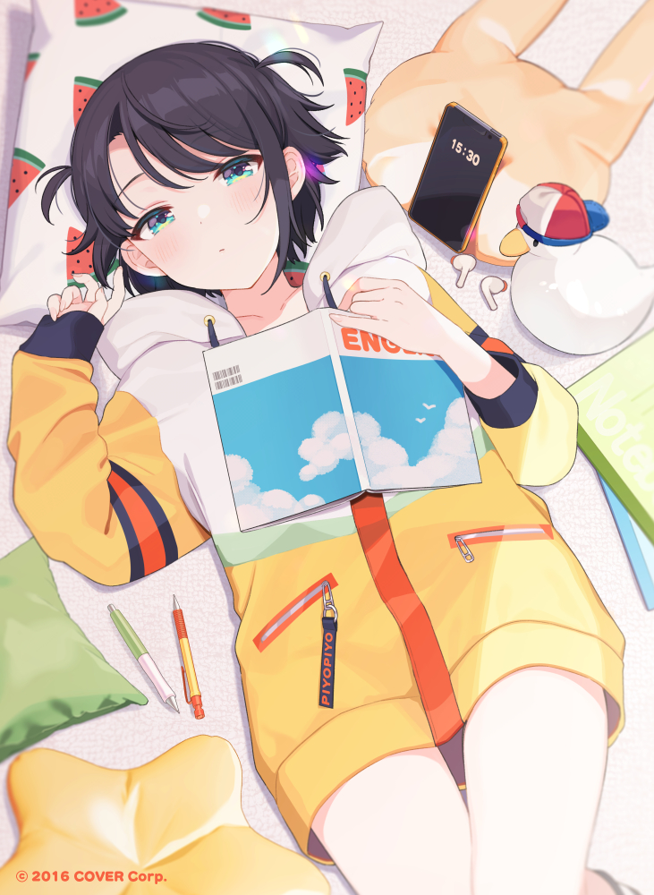 oozora subaru and subaru duck (hololive) drawn by shigure_ui