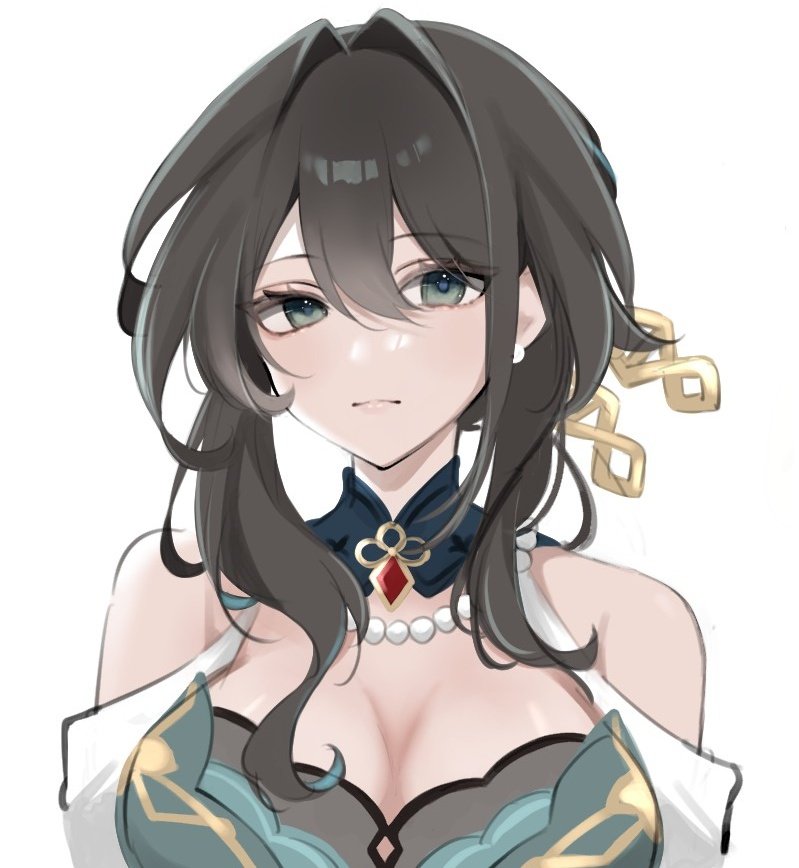 ruan mei (honkai and 1 more) drawn by memi_58