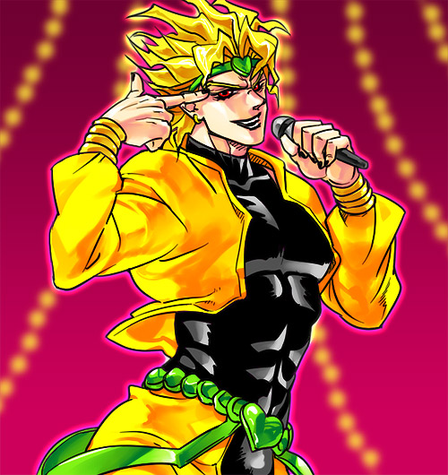 dio brando (jojo no kimyou na bouken and 1 more) drawn by taki_(nakochan)