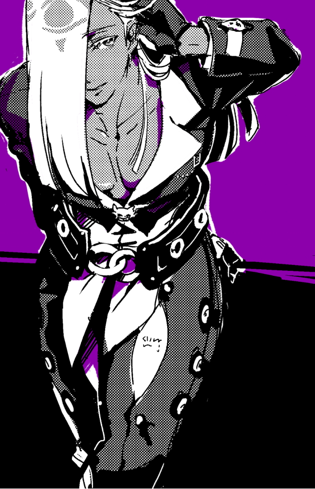 venom (guilty gear and 1 more) drawn by paseri_(e_gun_gun)