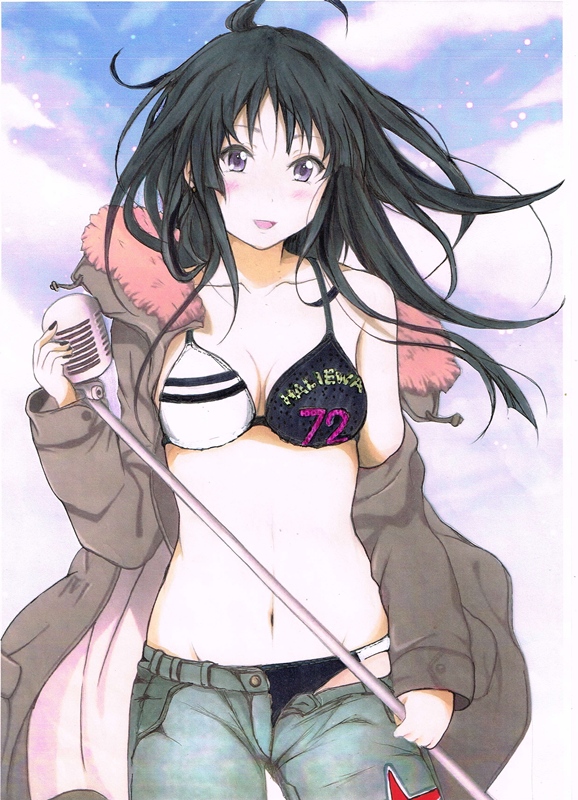 akiyama mio (k-on! and 1 more) drawn by nishinakajima_nanpou