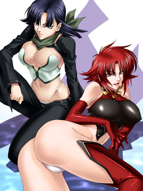 honjou rena and yuu park (hikari to mizu no daphne) drawn by kagami_hirotaka