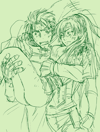 lyn and hector (fire emblem and 1 more)