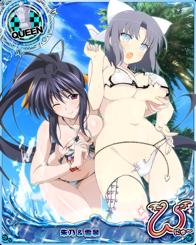 yumi and himejima akeno (senran kagura and 2 more) drawn by yaegashi_nan