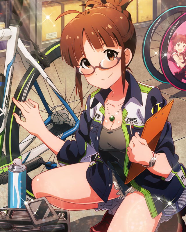 akizuki ritsuko and matsuda arisa (idolmaster and 1 more)