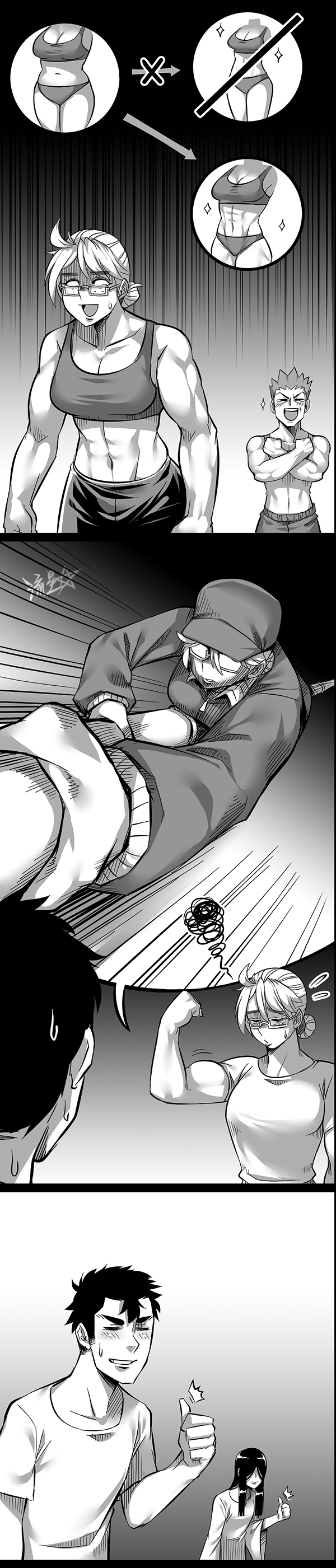 yamamura sadako and brock (original and 3 more) drawn by ryuusei_(mark_ii)